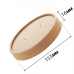 Крышка крафт для круглого контейнера «Round Bowl»  620/750/1000 мл
