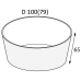 Контейнер круглый OSQ «ROUND BOWL 300»