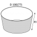 Контейнер круглый OSQ «ROUND BOWL 400»