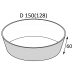 Контейнер круглый OSQ «ROUND BOWL 750»