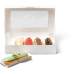 Коробка для эклеров белая с окном ForGenika «Eclair5 » 250х150х50 мм.