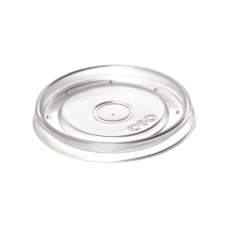 Крышка полипропиленовая antifog плоская для круглого контейнера «Round Bowl» 300/400/500 мл  