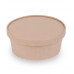 Контейнер круглый крафт/белый OSQ «ROUND BOWL» 1300 мл 