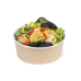 Контейнер круглый крафт/белый OSQ «ROUND BOWL» 1300 мл 
