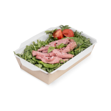 Салатник крафт/белый «OPSALAD» 800 мл.
