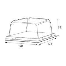 Салатник крафт/крафт OSQ «SmartPack» 900 мл.