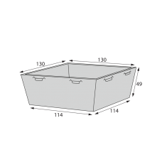 Салатник крафт/крафт OSQ «SmartPack» 550 мл.