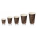 Стакан белый однослойный картон "Coffеe" 100 мл. СМ