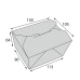 Универсальный контейнер OSQ «FOLD BOX» 600 мл.