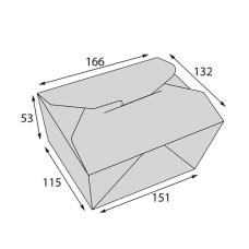 Универсальный контейнер OSQ «FOLD BOX» 900 мл.