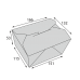 Универсальный контейнер OSQ «FOLD BOX» 900 мл.
