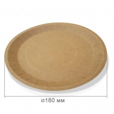 Тарелка «Plate 180» крафт