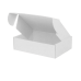 Гофрокороб белый прямоугольный с ушками