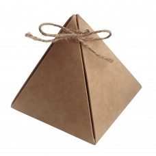 Коробка для сувениров «Пирамидка» крафт