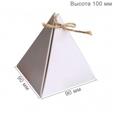 Коробка для сувениров «Пирамидка» белая