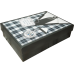 Коробка черная подарочная "Галстук" 210x150x57 мм