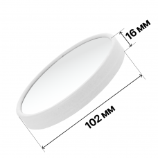 Крышка белая для круглого контейнера «Round Bowl» 300/400/500 мл