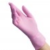 Перчатки нитриловые «Ledum» розовые