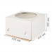 Коробка для торта «Эконом» 420x420x300 белая с окном