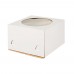 Коробка для торта «Эконом» 400x400x350 белая с окном