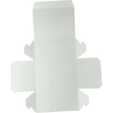 Коробка для кондитерских изделий 150x110x75 белая мелованный картон