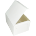 Коробка для кондитерских изделий 150x110x75 белая мелованная