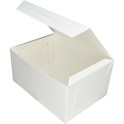 Коробка для кондитерских изделий 150x110x75 белая мелованная