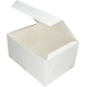 Коробка для кондитерских изделий 150x110x75 белая мелованный картон