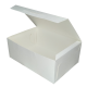 Коробка для кондитерских изделий 200x140x80мм белая мелованная