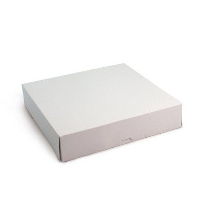 Коробка для торта 225x225x42 белая