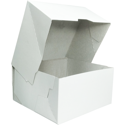Коробка для торта 160x140x80 белая