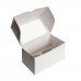 Коробка для 2 капкейков белая с окном