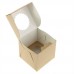 Коробка для 1 капкейка «ECO MUF 1» крафт