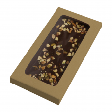 Коробка для шоколада «CHOCO I Window Kraft» с окном, крафт